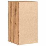 vidaXL Commode d'angle chêne artisanal 40x41x76 cm bois d'ingénierie