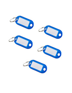 THIRARD - Lot de 5 portes-étiquettes  bleu  50x20mm
