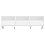 vidaXL Meuble TV blanc 150x30x44 5 cm bois d'ingénierie