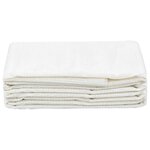 vidaXL Tapis de tente 100x500 cm Blanc