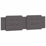 vidaXL Cadre de lit sans matelas gris 180x200 cm similicuir