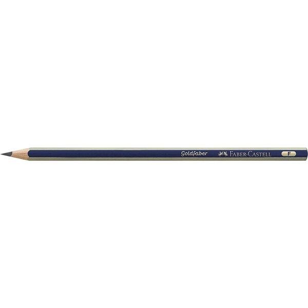 Crayon graphite artiste GOLDFABER hexagonal F FABER-CASTELL