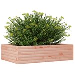 vidaXL Jardinière 90x60x23 cm bois massif de douglas
