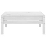 Salon de jardin meuble d'extérieur ensemble de mobilier 3 pièces bois de pin massif blanc 02_0016038