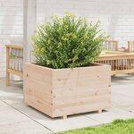 vidaXL Jardinière 70x70x49 5 cm bois de pin massif