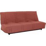 Banquette clic clac 3 places - Terracotta -193 x 92 cm - LENA