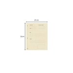 Paquet De 25 Dossiers De Plaidoirie Pour/contre Carte Lustrée 25x32cm - Ivoire - X 5 - Exacompta