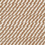 vidaXL Panier à linge marron et blanc Ø55x36 cm coton
