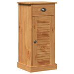 vidaXL Meuble de Salle de Bain "VIGO" avec Tiroir 37x34x80 cm Bois Massif Pin