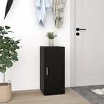 vidaXL Armoire à chaussures Noir 32x35x70 cm Bois d’ingénierie