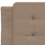 vidaXL Coussin de tête de lit cappuccino 90 cm similicuir