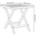 vidaXL Chaises longues et table bleu foncé bois d'acacia solide tissu