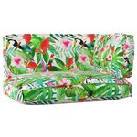 vidaXL Ensemble de 3 Coussins de Palette Multicolores