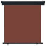 vidaXL Auvent latéral de balcon 165x250 cm Marron