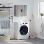 vidaXL Armoire murale sonoma gris 60x31x60 cm bois d'ingénierie