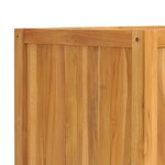 vidaXL Lit surélevé 150x50x50 cm bois massif de teck