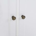vidaXL Buffet avec 3 portes MDF et Bois de pin 105x35x77 5 cm