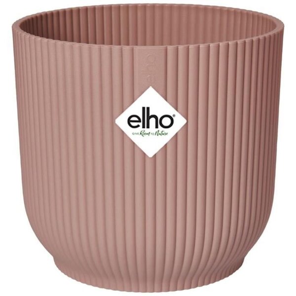 Pot de fleurs Rond VIBES - Plastique - Ø 25 - Rose poudré