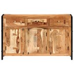 vidaXL Buffet 120x35x75 cm Bois d'acacia solide