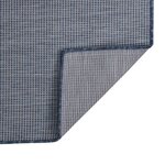 vidaXL Tapis à tissage plat d'extérieur 80x250 cm Bleu
