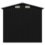 vidaXL Abri de stockage pour jardin Anthracite Acier 204x132x186 cm