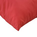 vidaXL Coussins de canapé lot de 4 rouge 50x50 cm tissu