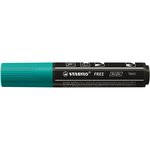 Marqueur pointe large FREE acrylic T800C vert turquoise x 5 STABILO