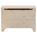 vidaXL Boîte de rangement avec couvercle RANA bois massif de pin