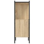 vidaXL Bibliothèque chêne sonoma 72x28x77 5 cm bois d'ingénierie