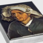 HEAD OF A PEASANT WOMAN by Vincent van Gogh 1 Once Argent & 14 Once Copper Monnaie 5000 Francs Chad 2023