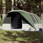 vidaXL Tente familiale tunnel 7 personnes vert imperméable
