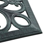 vidaXL Socle de parasol vert 12 kg 49 cm fonte