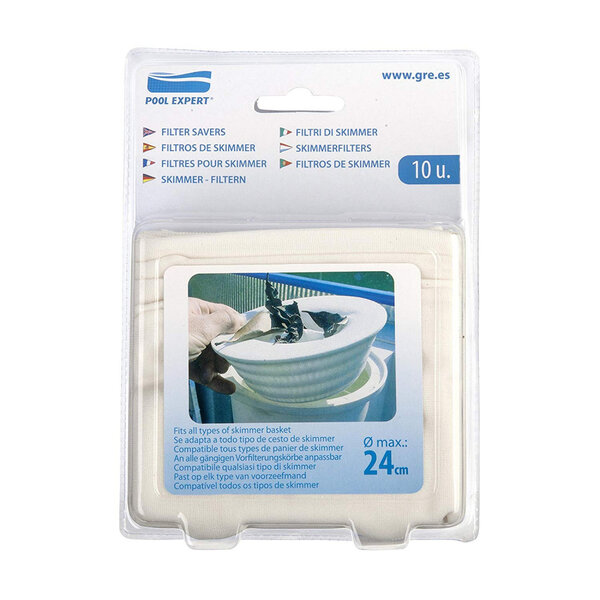 Filtres pour skimmer  pack de 10 filtres pour skimmer.