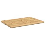 vidaXL Tapis de bain 2 Pièces 50x35 cm bambou