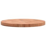 vidaXL Dessus de table Ø60x4 cm rond bois massif de hêtre