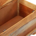 vidaXL Table basse Bois de récupération 70 x 70 x 38 cm
