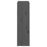 vidaXL Bibliothèque/Séparateur de pièce Gris 60x30x103 5 cm Pin massif