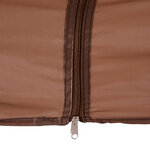 Tonnelle barnum de jardin pop-up pliant 3,25L x 3,25l x 2,65H m acier polyester moustiquaires + sac de transport café