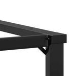 vidaXL Pieds de table basse cadre en O 70x60x43 cm acier