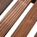 vidaXL Support à fleurs 58x25x51 cm bois massif de sapin