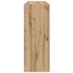 vidaXL Meubles muraux 2 Pièces Chêne Artisan 69 5x34x90 cm Bois d'ingénierie