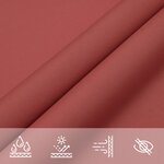 vidaXL Voile de parasol tissu oxford rectangulaire 2x5 m terre cuite