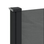 vidaXL Auvent latéral rétractable anthracite 220x600 cm