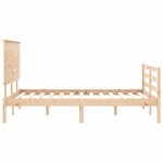 vidaXL Cadre de lit sans matelas bois massif