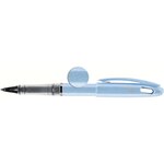 Feutre plume Tradio corps pailleté Bleu ciel  encre Noire x 12 PENTEL