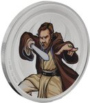 Pièce de monnaie en Argent g 31.1 (1 oz) Millésime Good and Evil OBI-WAN KENOBI VS ANAKIN SKYWALKER