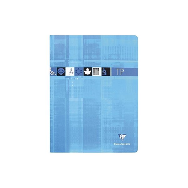 Clairefontaine 1 Cahier travaux pratiques, 240 x 320 mm, séyès couleur aleatoire