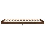 vidaXL Cadre de lit sans matelas chêne marron 100x200 cm
