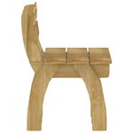 vidaXL Ensemble à manger de jardin 3 Pièces Bois de pin imprégné