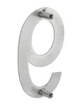 THIRARD - Chiffre 9 à visser  inox  H.100mm